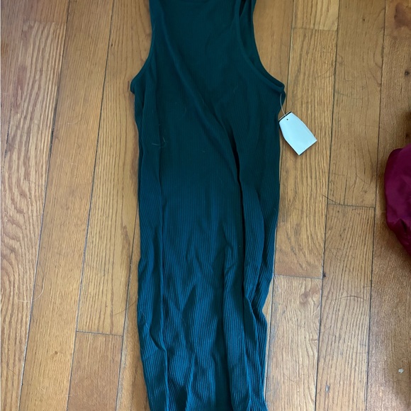 Cotton Candy Teal Ribbed Knit Top - Picture 1 of 2